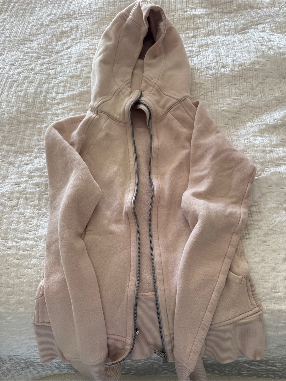 lululemon athletica Light Blush Hooded Zip Jacket